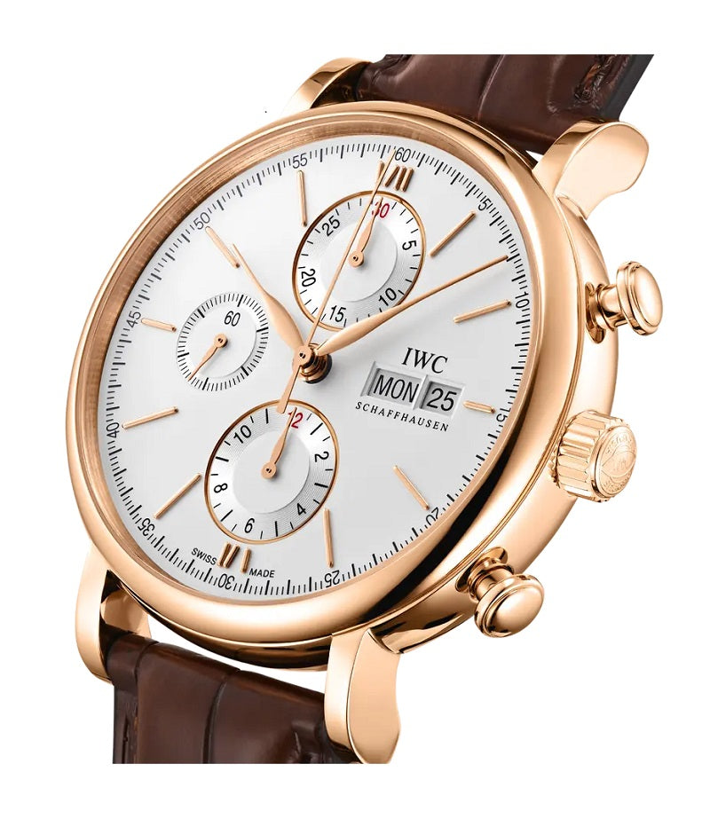 IWC Portofino Chronograph, 18k Rose Gold, 42mm, Ref# IW391025, Dial
