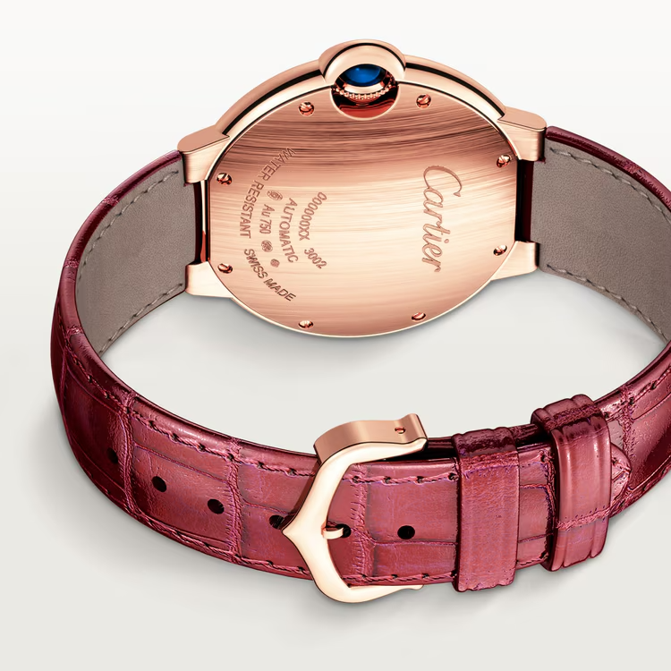 Unworn Cartier Ballon Bleu de Cartier, 18k Rose Gold with Diamond-set, 36mm, Ref# WJBB0034, Main view, back