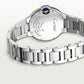Unworn Cartier Ballon Bleu de Cartier, Stainless Steel and Diamonds, 33mm, Ref# W4BB0021, main view back