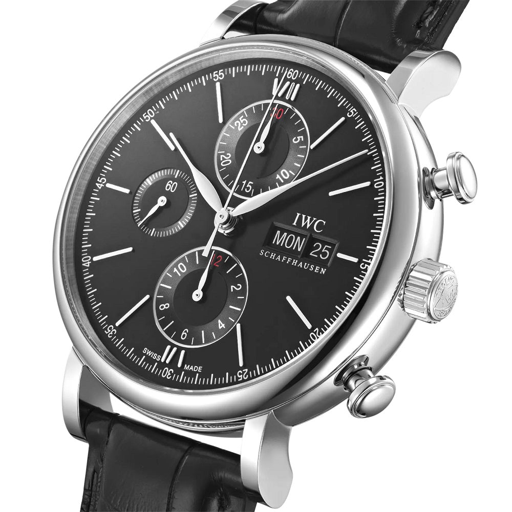 IWC Portofino Chronograph, Stainless steel, 42mm, Ref# IW391029, Dial