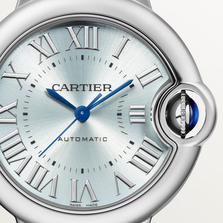 Unworn Cartier Ballon Bleu de Cartier, Stainless Steel, 33mm, Ref# WSBB0062, Dial