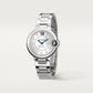 Unworn Cartier Ballon Bleu de Cartier, Stainless Steel and Diamonds, 33mm, Ref# W4BB0021m naon view 2