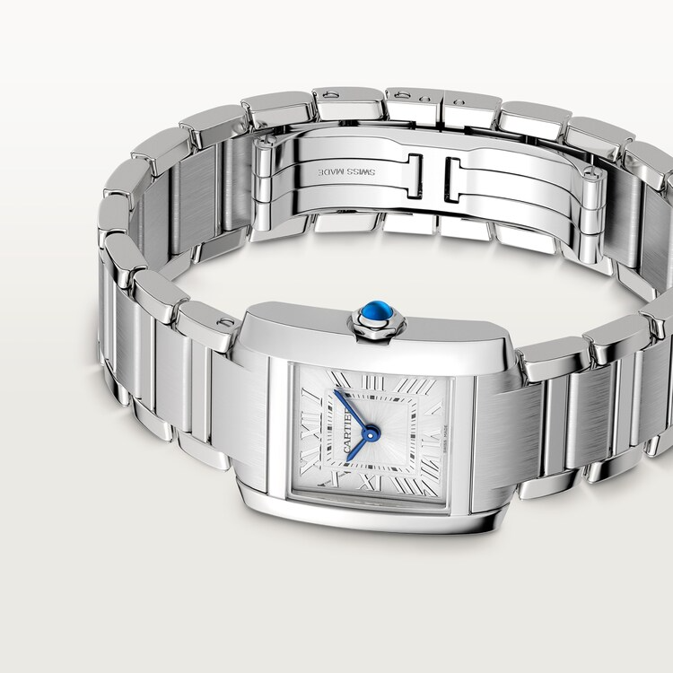 Unworn Cartier Tank Francaise de Cartier, Small Stainless Steel, 25.7mm x 21.2mm, Ref# WSTA0065, Main view, Front