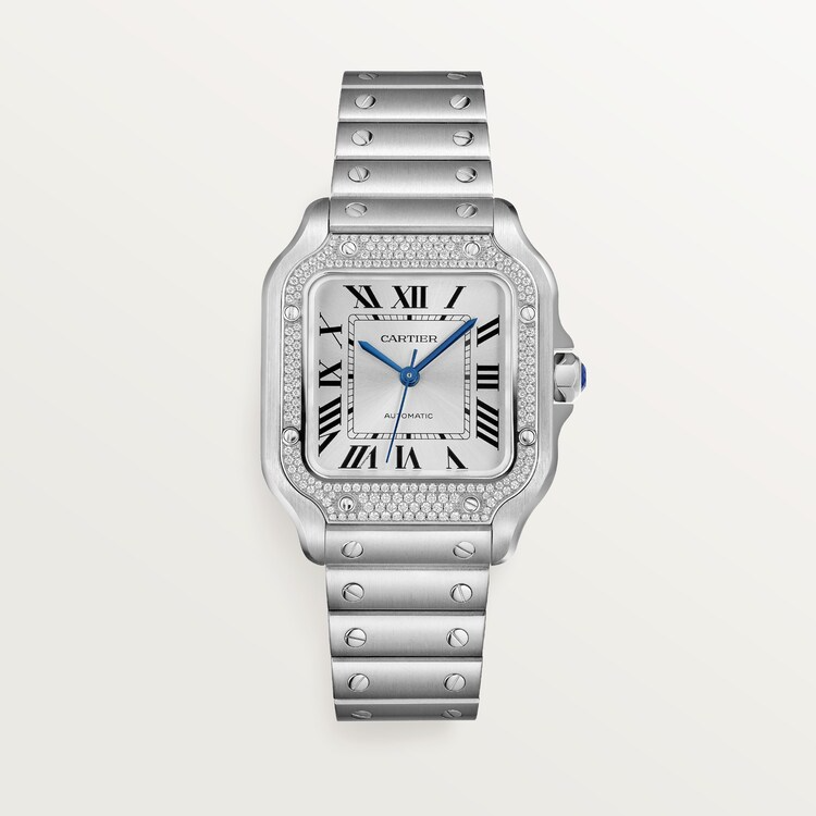 Unworn Cartier Santos de Cartier, Stainless Steel, 35.1mm, Ref# W4SA0005