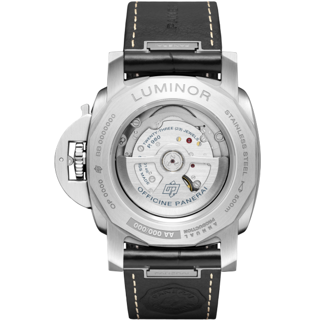 Unworn, Panerai Luminor Marina, 44mm, Stainless Steel, Ref# PAM03312, back
