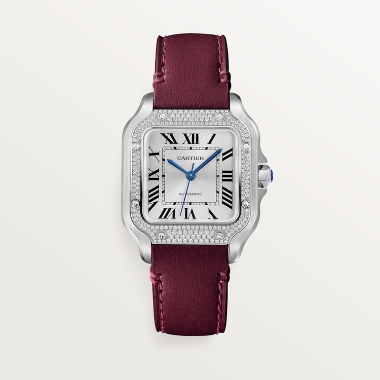 Unworn Cartier Santos de Cartier, Stainless Steel, 35.1mm, Ref# W4SA0005, Strap