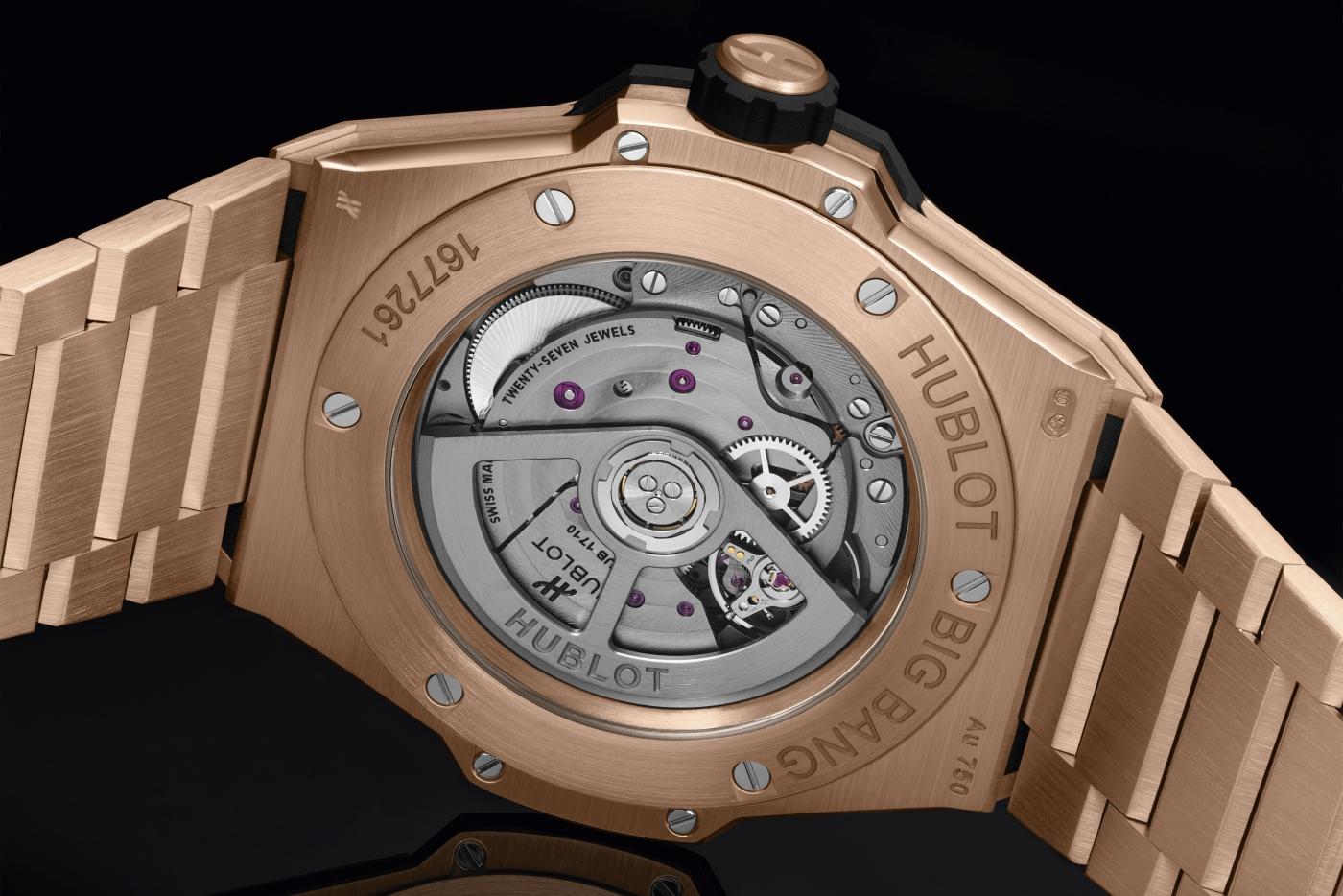 Hublot Big Bang Integrated Time Only King Gold, 40mm, 18k King Gold, Ref# 456.OX.0180.OX, Back