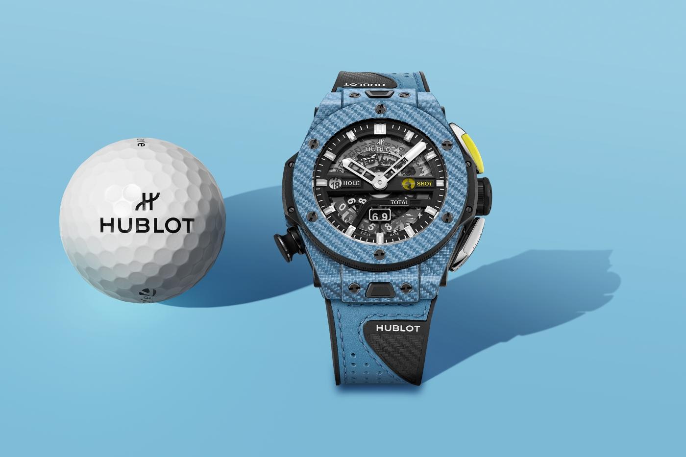 Hublot Big Bang Unico Golf Sky Blue Carbon, 45mm, Ref# 416.YE.1120.VR, Main view