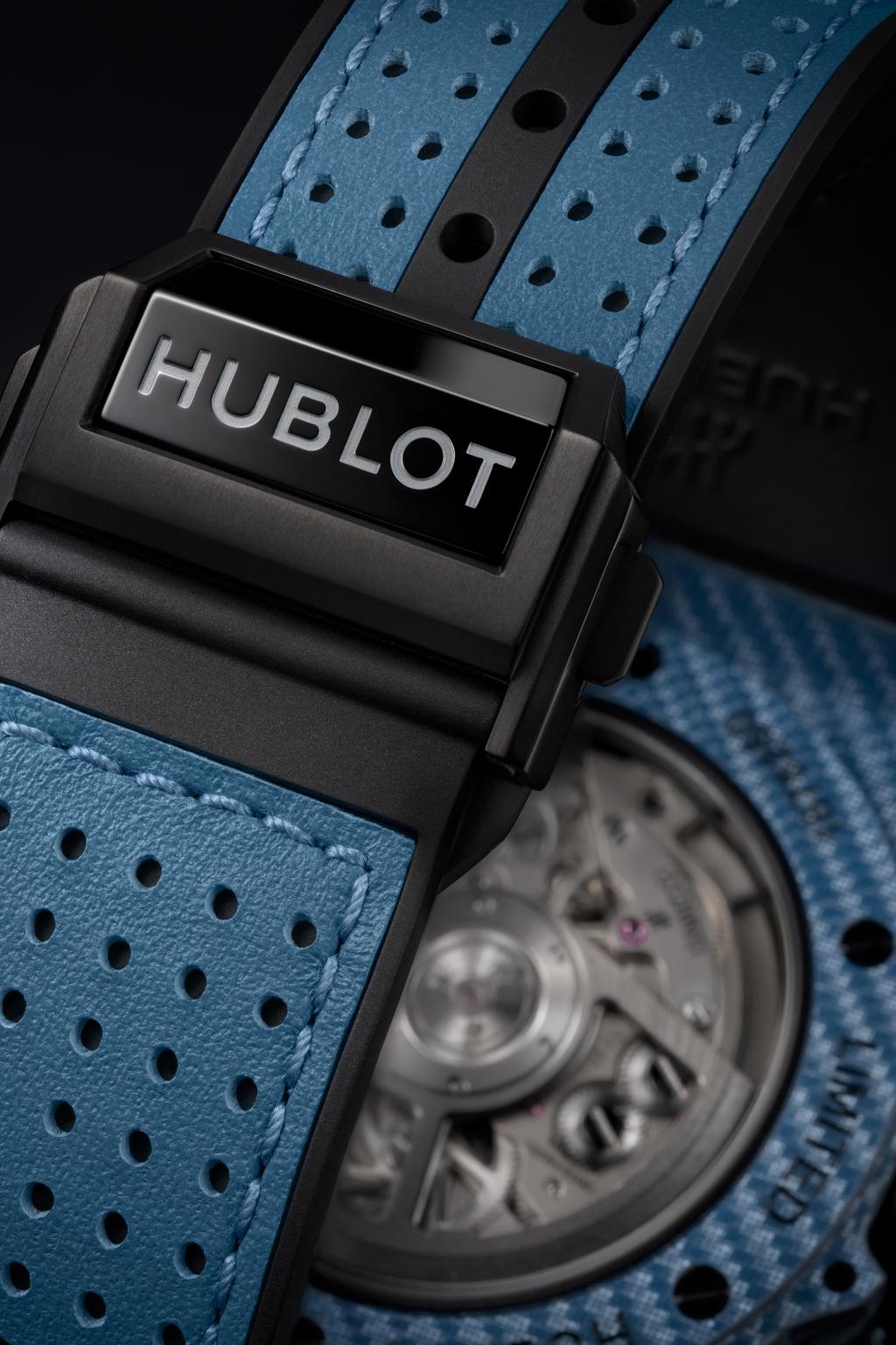 Hublot Big Bang Unico Golf Sky Blue Carbon, 45mm, Ref# 416.YE.1120.VR, Clasp