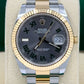 Pre-owned Rolex Datejust, 41mm, Wimbledon, 18k Yellow Gold and Stainless Steel, Oyster, Fluted, 126333-0019