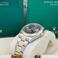 Pre-owned Rolex Datejust, 41mm, Wimbledon, 18k Yellow Gold and Stainless Steel, Oyster, Fluted, 126333-0019