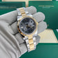 Pre-owned Rolex Datejust, 41mm, Wimbledon, 18k Yellow Gold and Stainless Steel, Oyster, Fluted, 126333-0019