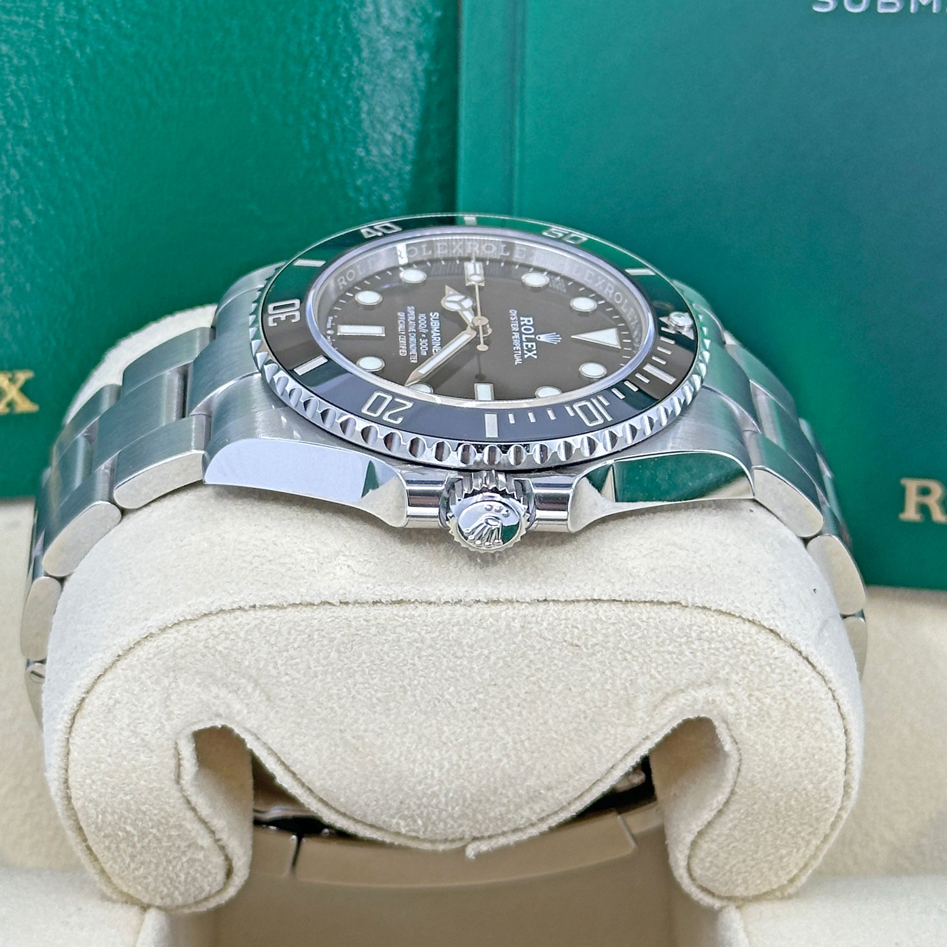 Rolex Submariner 41, No-Date, Black Ceramic Watch, 124060