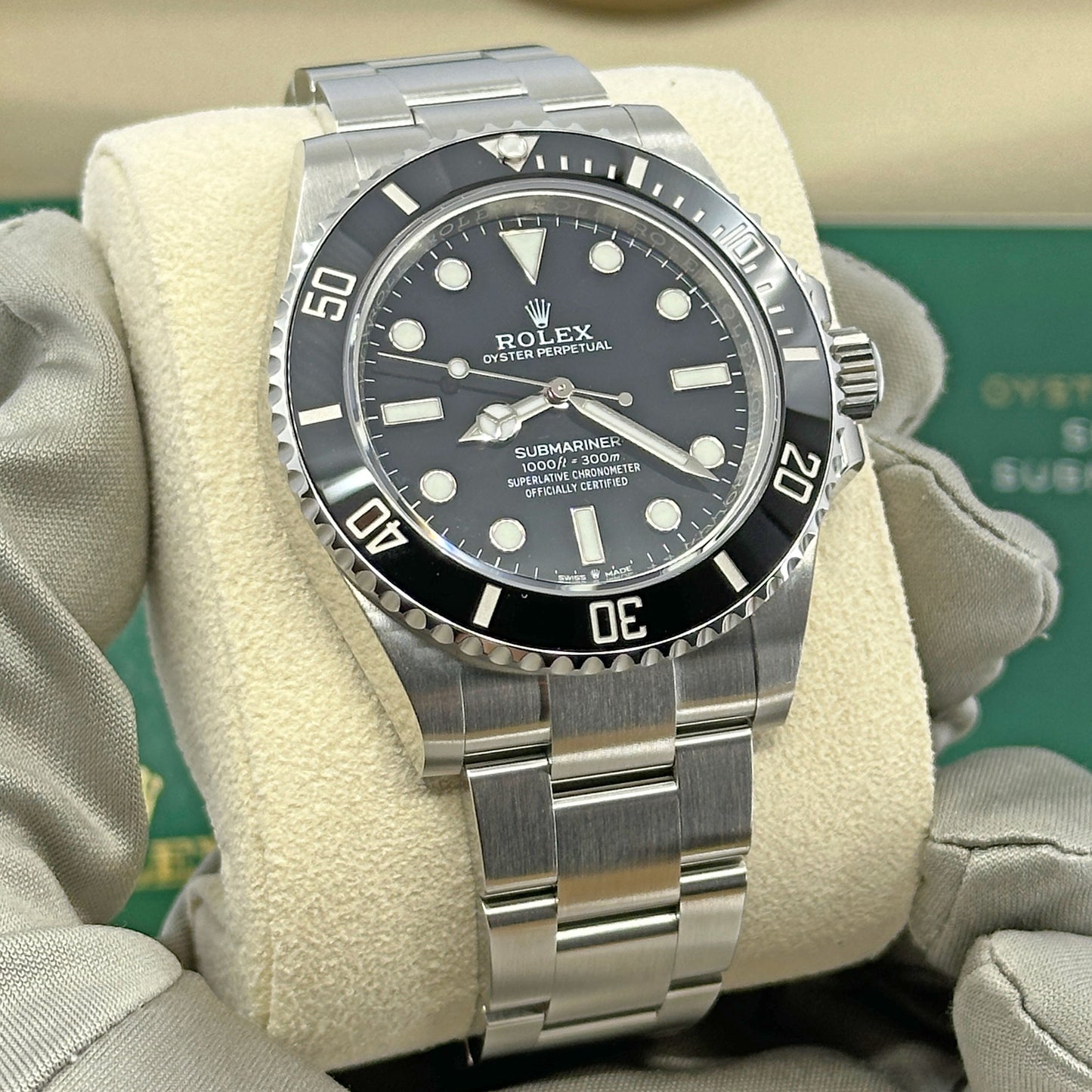 Pre-owned Rolex Submariner No Date 41, Stainless Steel, Black dial, 124060-0001