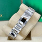 Pre-owned Rolex Datejust 41 Oystersteel and 18k White Gold 41mm Bright Black Dial Oyster, Ref#126334-0017