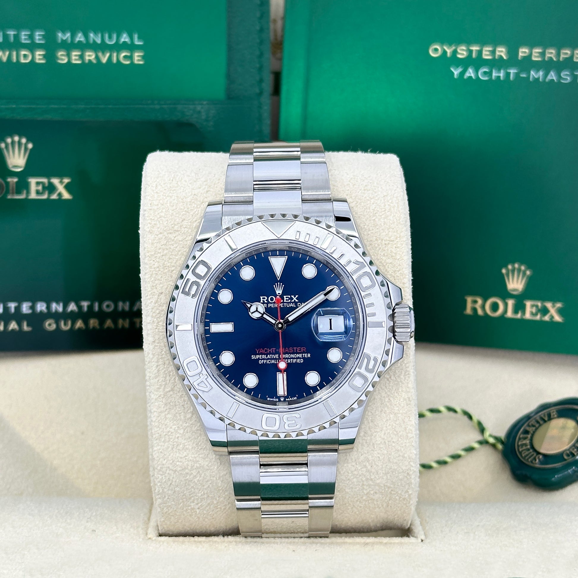 Rolex Yacht Master 40 Oystersteel and platinum 40mm Ref 126622 000 Affordable Swiss Watches Inc