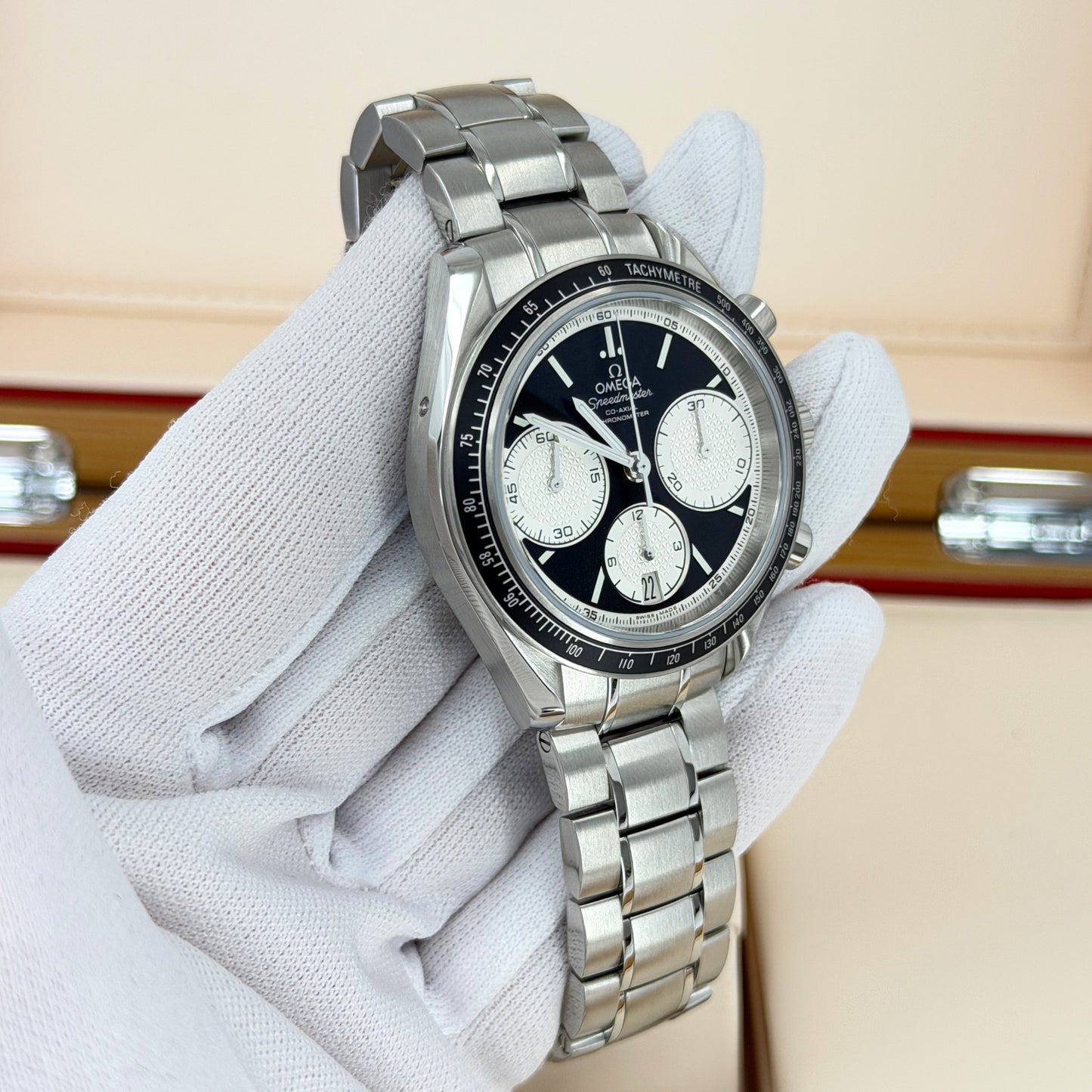 Omega Speedmaster Racing Chronograph Ref# 326.30.40.50.01.002 box and papers Unworn 2025