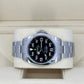 Pre-owned Rolex, Air-king, Black Arabic dial, 40mm, Oystersteel, Smooth, Oyster, Ref# 116900-0001