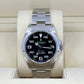 Pre-owned Rolex, Air-king, Black Arabic dial, 40mm, Oystersteel, Smooth, Oyster, Ref# 116900-0001