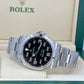 Pre-owned Rolex, Air-king, Black Arabic dial, 40mm, Oystersteel, Smooth, Oyster, Ref# 116900-0001