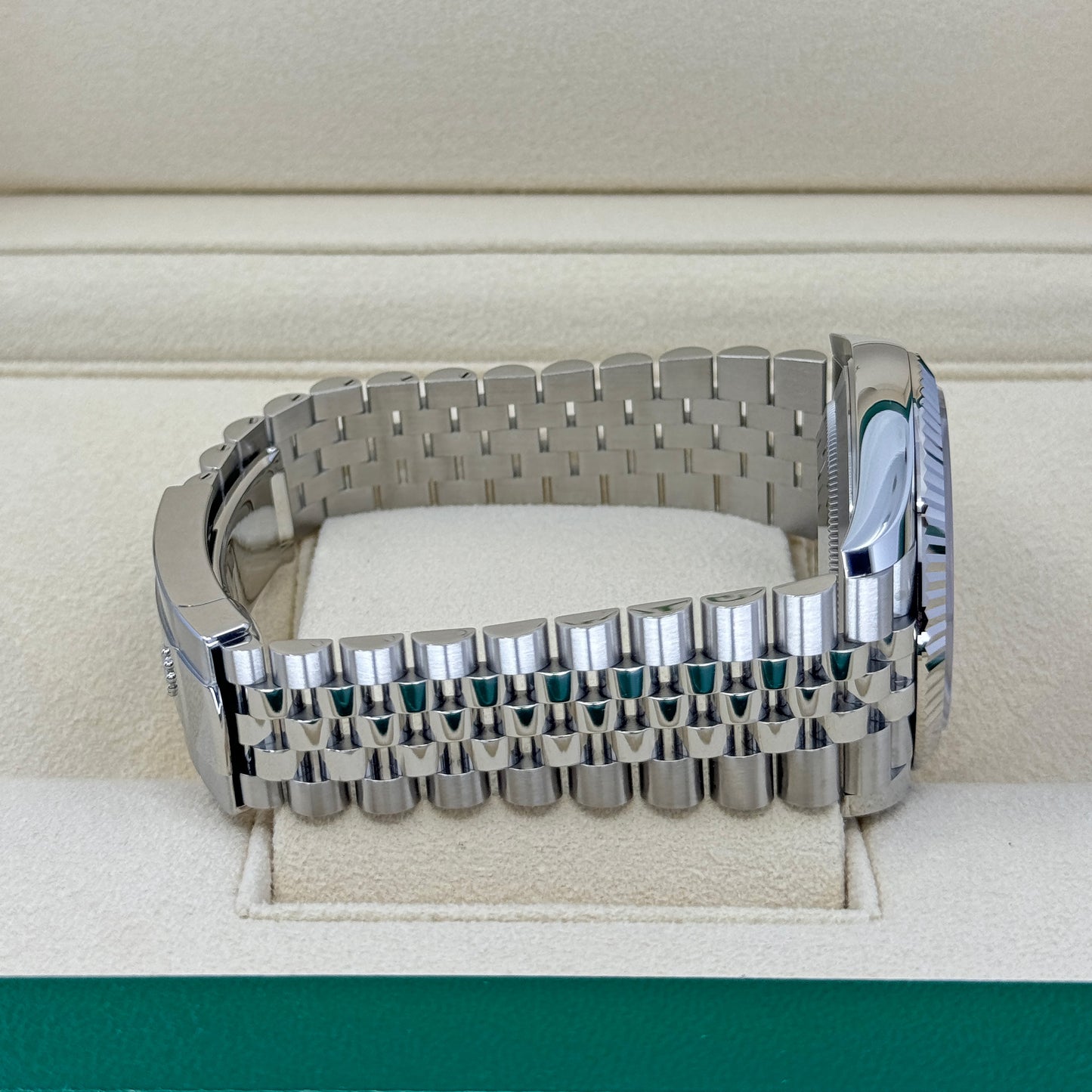 Rolex Datejust 41, Stainless Steel and 18k White Gold, 41mm, Slate dial, Jubilee, Ref# 126334-0014