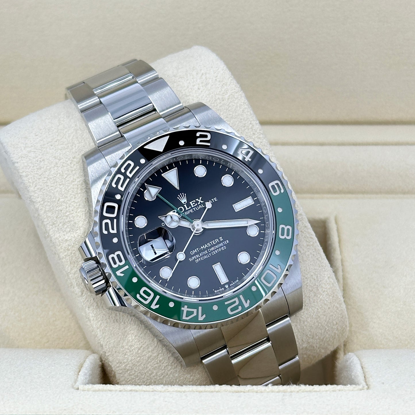 Rolex, GMT-Master II Sprite, Oystersteel, Black, 40mm, Oyster, Ref# 126720vtnr-0001