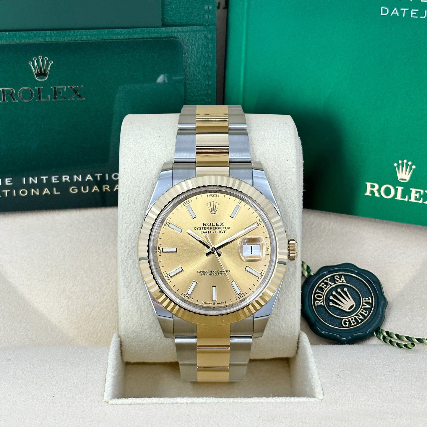 Rolex Datejust 41 Oystersteel and yellow gold Ref# 126333-0009