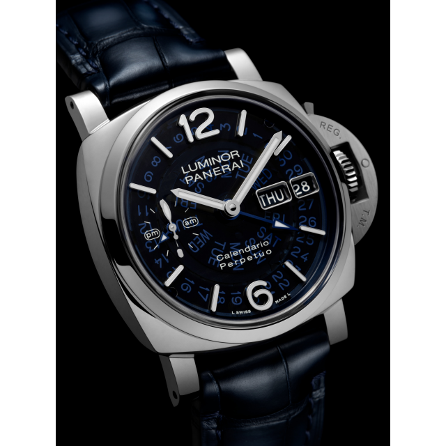 Unworn, Panerai Luminor Perpetual Calendar GMT Platinumtech™, 44mm, Ref# PAM01575, Left