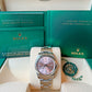 Pre-owned Rolex, Oyster Perpetual Ladies, Pink Dial, 34mm, Oystersteel, Ref# 124200-0004