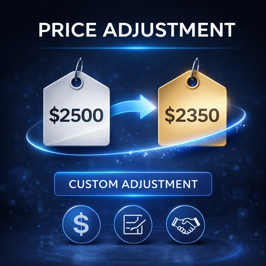 Custom Price Adjustment