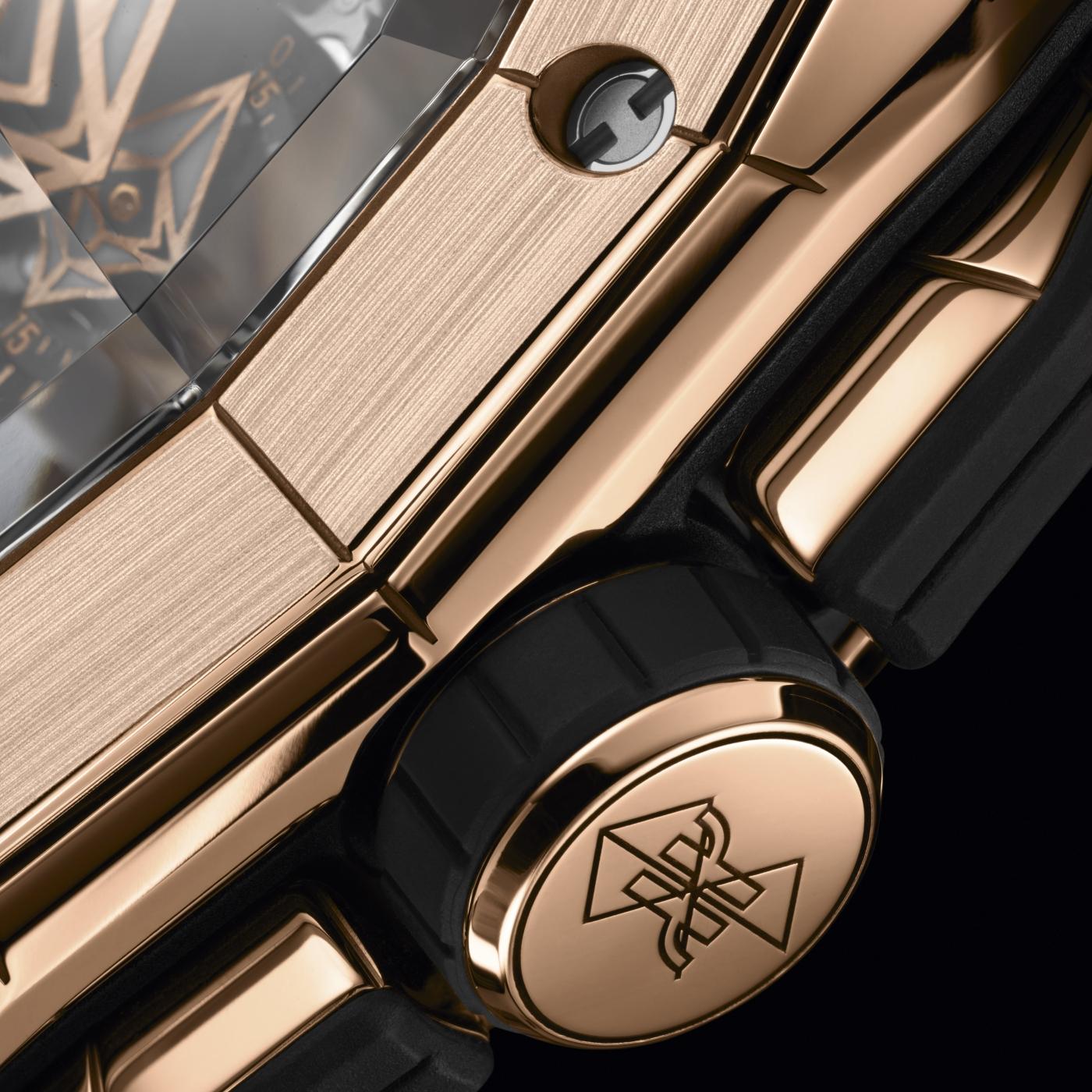 Hublot, Spirit of Big Bang Sang Bleu King Gold, 42mm, Limited Edition, Ref# 648.OX.0108.RX.MXM23, Crown