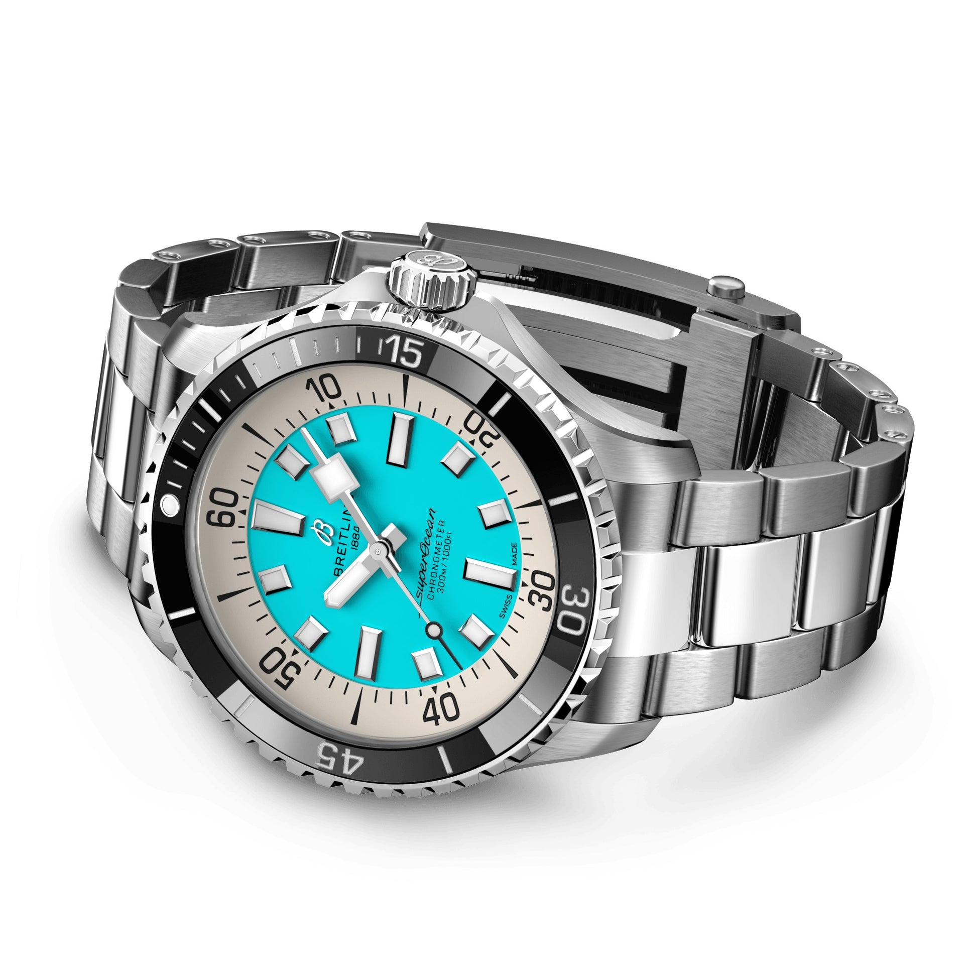 Side Breitling Superocean Automatic Ref# A17376211L2A1