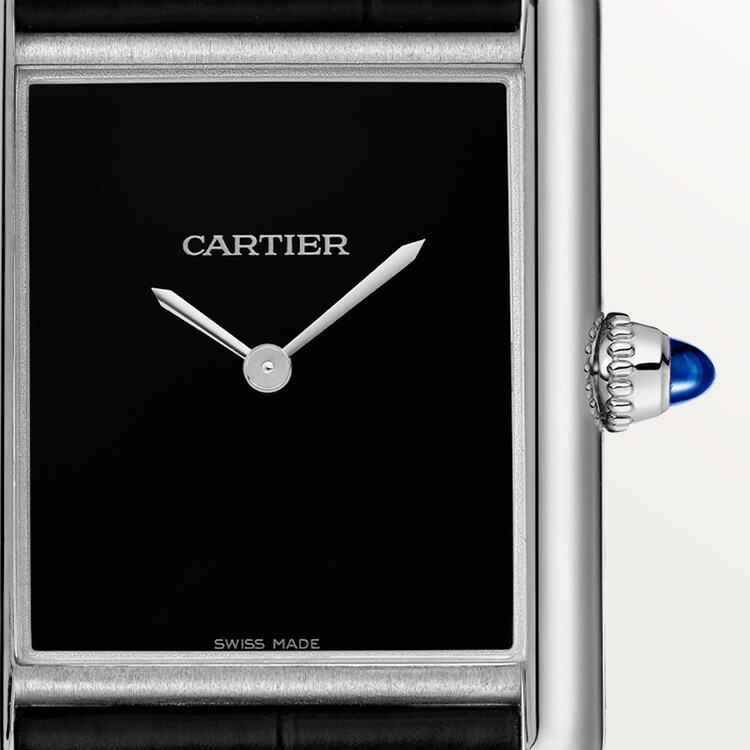 Unworn Cartier Tank Must de Cartier, Stainless Steel, 32mm x 27mm, Ref# WSSA0072, Dial