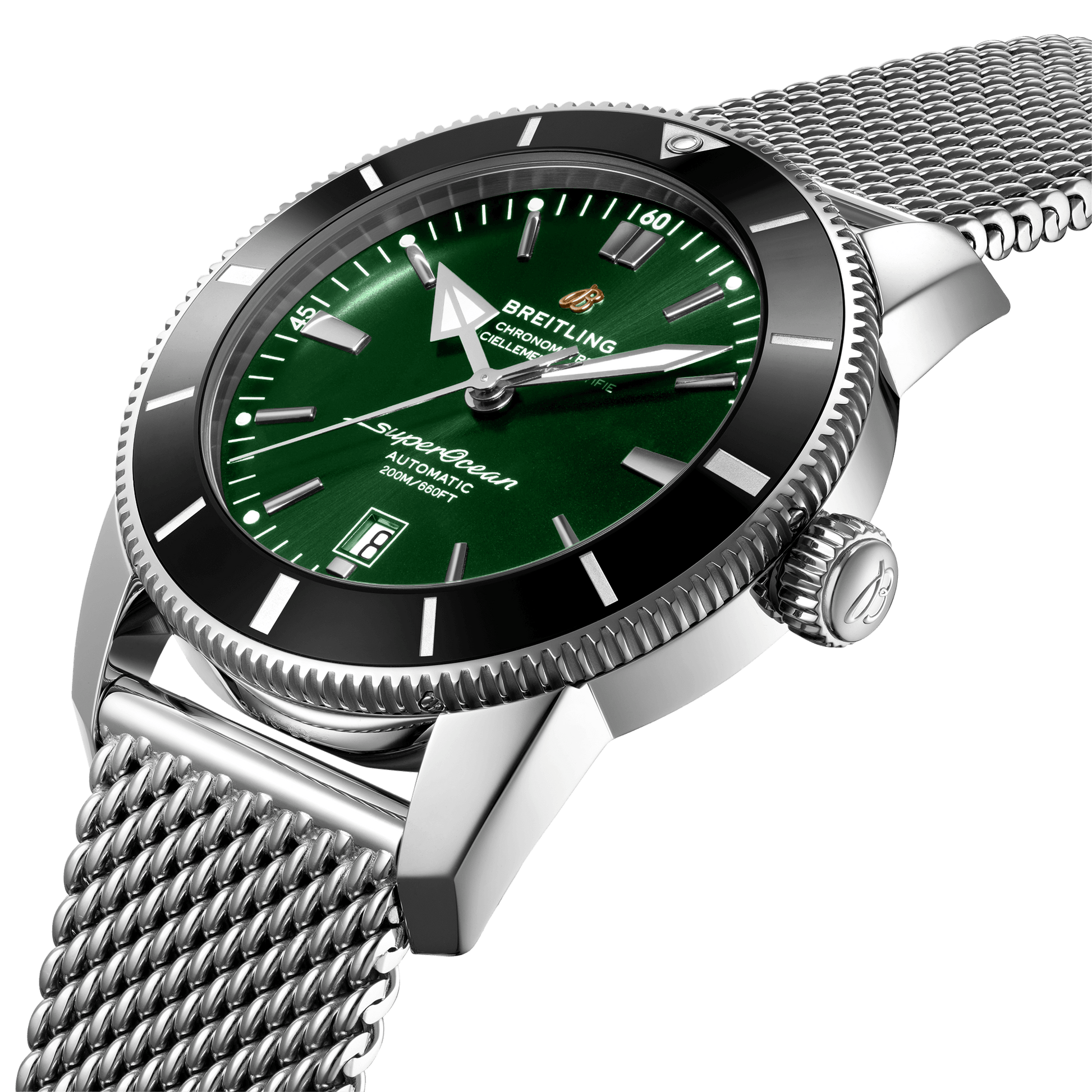 Breitling Superocean Heritage B20 Automatic 46, Stainless steel, Ref# AB2020121L1A1, Unworn 2024, Dial