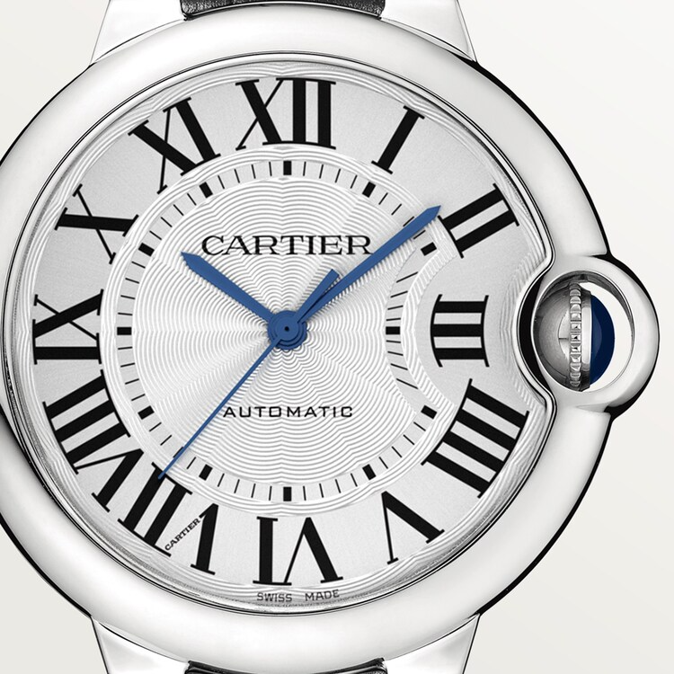Unworn Cartier Ballon Bleu de Cartier, Stainless Steel, 33mm, Ref# WSBB0030, Dial