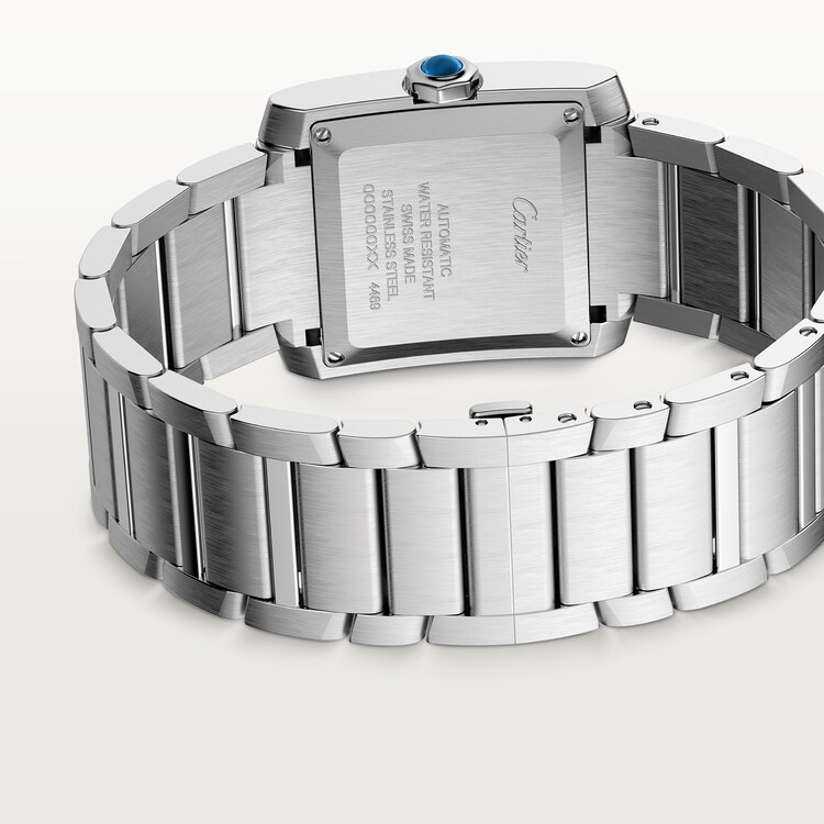 Unworn Cartier Tank Francaise de Cartier, Large Stainless Steel, 36.7mm x 30.5mm, Ref# WSTA0067, Main view, back