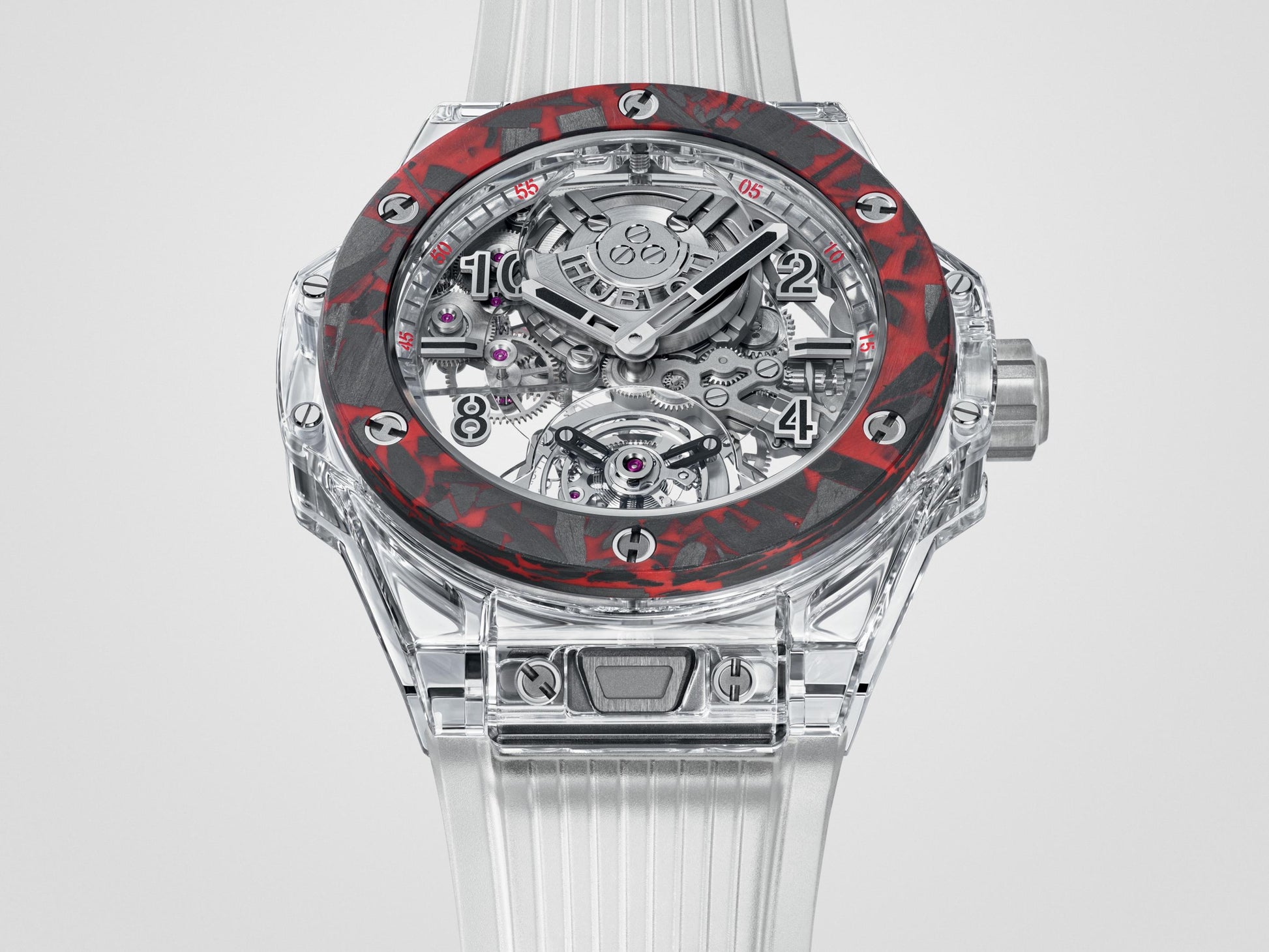 Hublot Big Bang Tourbillon Automatic Sapphire Las Vegas Boutique, 45mm, Ref# 419.JQV.0113.RT.LVB23, Side