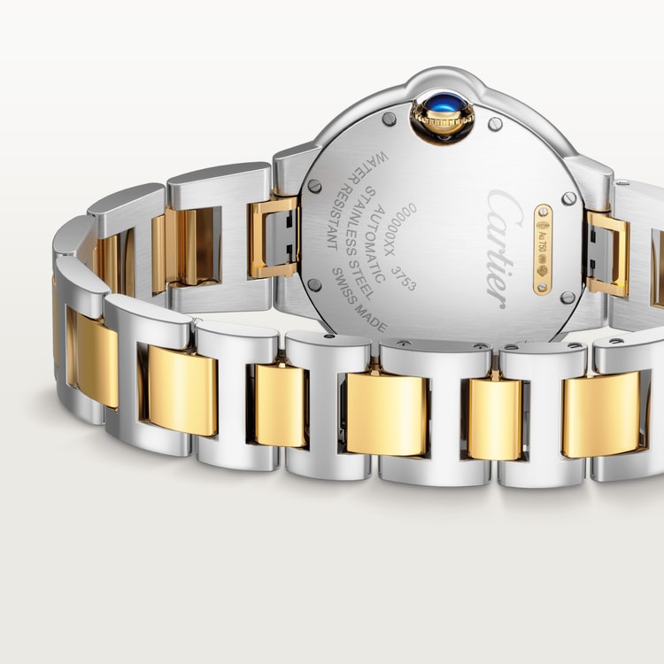 Unworn Cartier Ballon Bleu, Stainless Steel and 18k Yellow Gold, 36mm, Ladies, Ref# W2BB0038, Main view 1