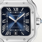 Unworn Cartier Santos de Cartier, Stainless Steel, 39.8mm, Ref# WSSA0071, Dial