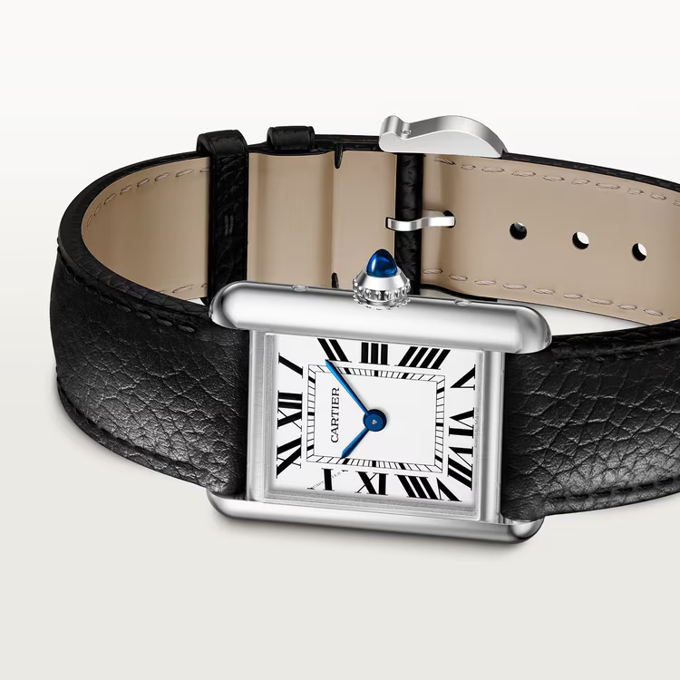 Unworn Cartier Tank Must SolarBeat™ de Cartier, Small Stainless Steel, 29.5mm x 22mm, Ref# WSTA0060, Main view, Front
