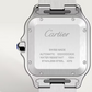 Unworn Cartier Santos de Cartier, Stainless Steel, 39.8mm, Ref# WSSA0037, Back