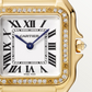 Unworn Cartier Panthère de Cartier Medium, 18k Yellow Gold, Diamonds, 27mm x 36mm, Ref# WJPN0016, Dial