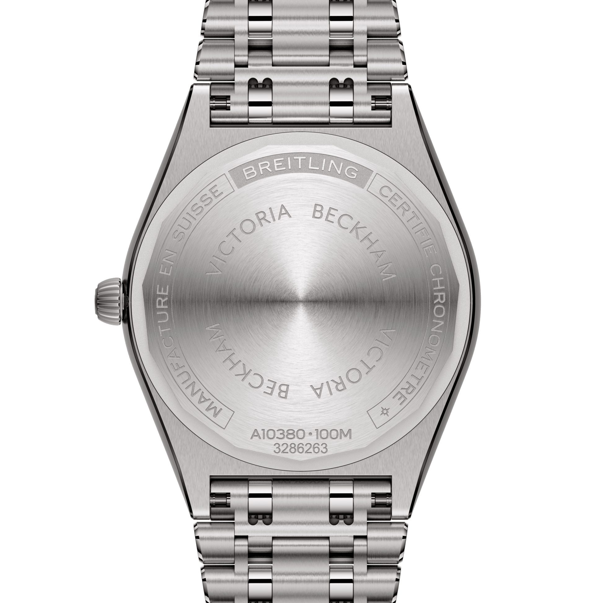 Breitling Chronomat Automatic 36 Victoria Beckham, Stainless steel, Ref# A103801A1C1A1, Unworn 2024, back