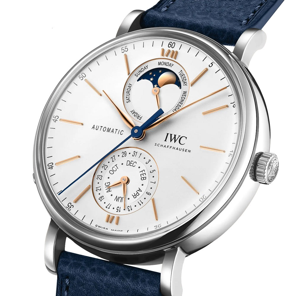 IWC Portofino Complete Calendar, Stainless Steel, 41mm, Ref# IW359001, Dial