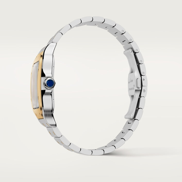 Unworn Cartier Santos de Cartier, Stainless Steel and 18k Yellow Gold, 39.8mm, Ref# W2SA0009, Right