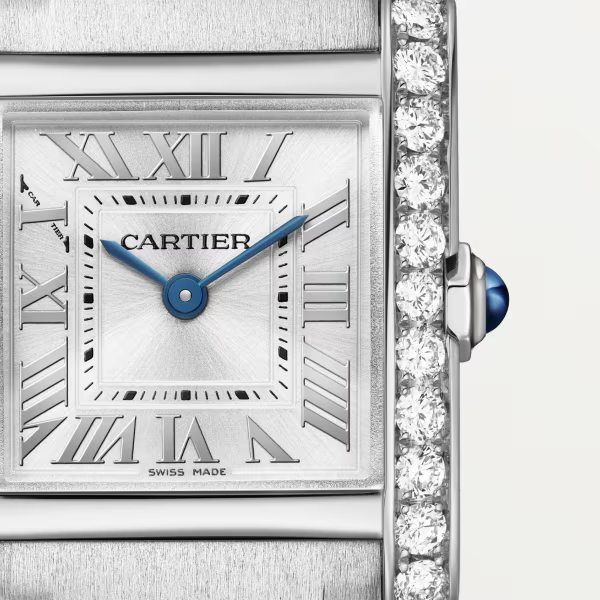 Unworn Cartier Tank Francaise, Stainless Steel, 25.7mm x 21.2mm, Ref# W4TA0020, Dial