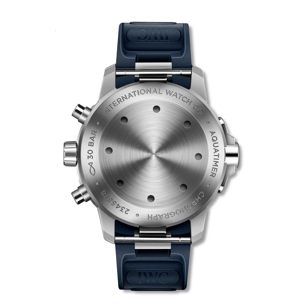 IWC Aquatimer Chronograph, Stainless steel, 44 mm, Ref# IW376806, Back