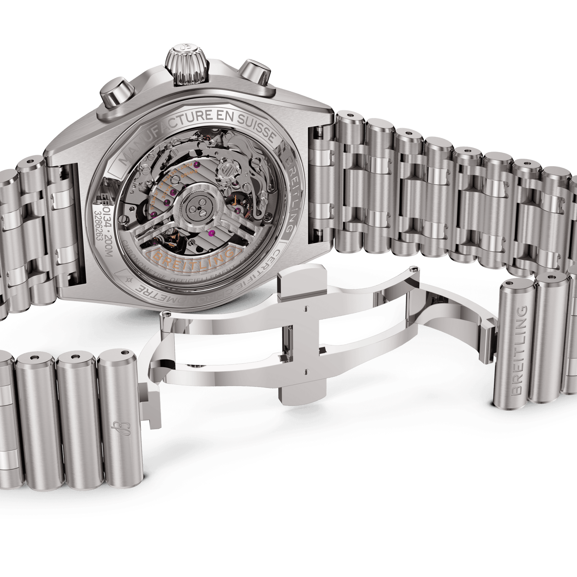 Breitling Super Chronomat B01 42, Titanium, Ref# EB0134101M1E1, Unworn 2024, Clasp