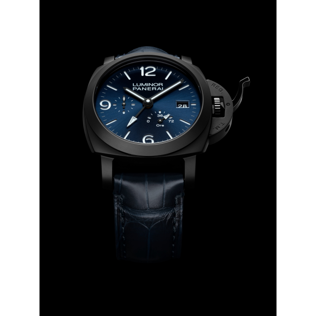 Unworn, Panerai Luminor GMT Power Reserve Ceramica, 44mm, Ref# PAM01574, Dial