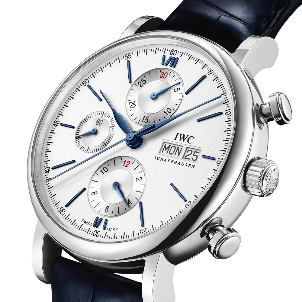 IWC Portofino Chronograph, Stainless steel, 42mm, Ref# IW391037, Dial